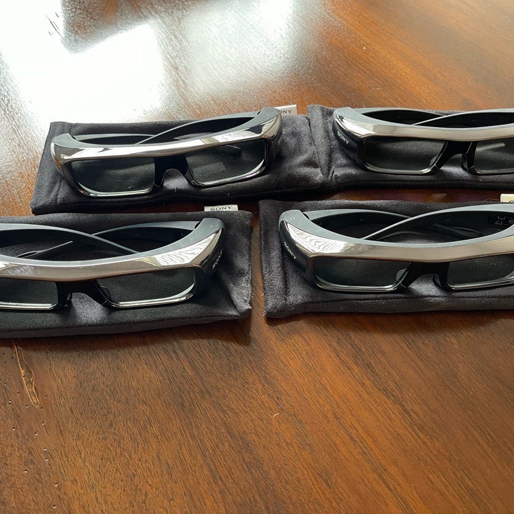 Sony TDG-BR100 Adult Size 3D Active Glasses, Black